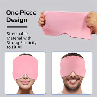 Cooling Headache Relief Mask for Migraines and Tension