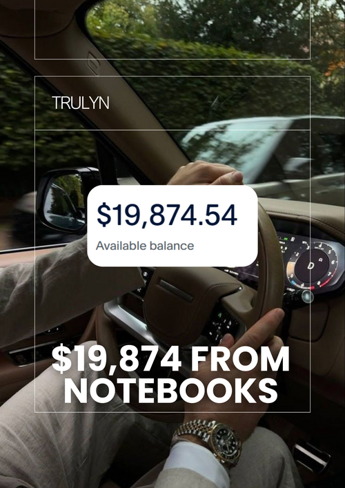 How I Made $19,874 Selling Notebooks Without Ever Touching a Single One